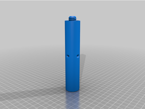 longo pequeno Cajado 135mm universal carretel suporte filamento porta bobinas 3d print model - Mito3D