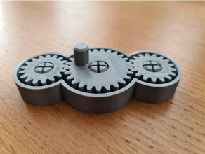 fidget gears toy 3d print model - Mito3D