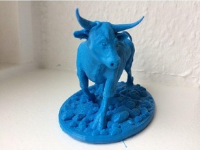 taureau 3d impression art horoscope 3d print model - Mito3D