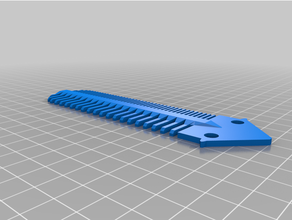 hardened comb blade 3d print model - Mito3D