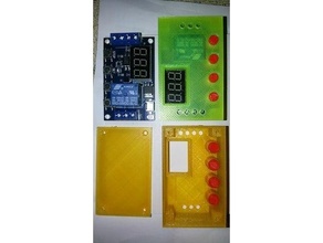 digital timer box clock laptimer lcd rctimer 3d print model - Mito3D