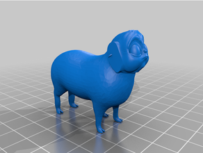 child baby yoda cursed remix sheep 3d print model - Mito3D