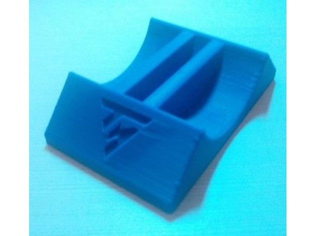 roue titulaire soutien jeu chaise thrustmaster logo 3D print model - Mito3D