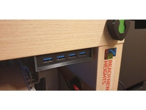 orico USB 30 Nabe Schreibtisch montieren underdesk 3d print model - Mito3D