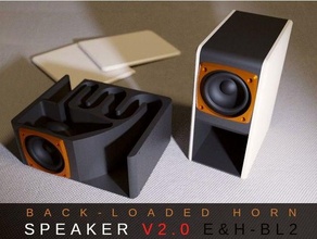 Horn Lautsprecher v20 bl2 Bluetooth aktiv passiv altoparlante Verstärker Bass Box Treiber enceinte Gehege Ender 3 haut parleur Hifi 3d print model - Mito3D