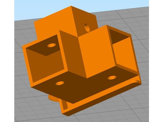 corner connector - 3-way 3D print model - Mito3D