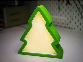 led christmas tree decoration decorations ornament clamp glowing lamp strip 3d print model - Mito3D
