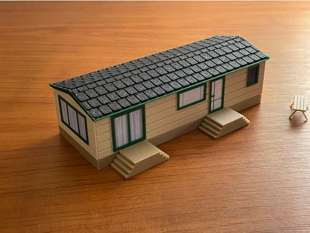 móvil ho 1 87 187 cabina caravana h0 escala 3D print model - Mito3D