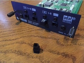 bouchon pour prise adat spdif plug 3d print model - Mito3D