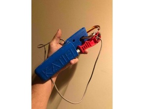 wire brush sheath belt holster rock climbing 3d print model - Mito3D