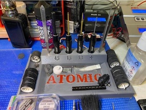 araç tepsi atomik 3d print model - Mito3D