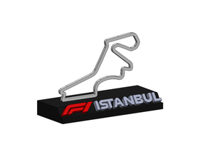formule 1 turc gp Istanbul carte f1 course voiture grandiose prix 3d print model - Mito3D