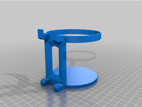 slatwall Duvarcı kavanoz Kulp destek 3d print model - Mito3D