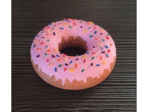 sprinkled donut dessert donut doughnut food sprinkles 3d print model - Mito3D