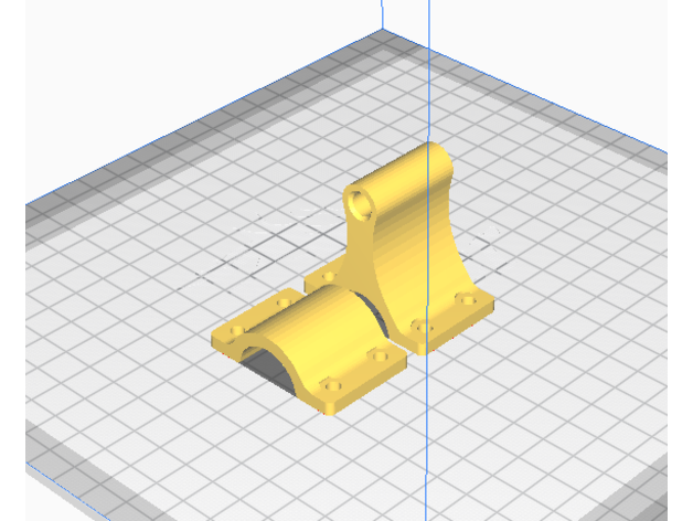 super 73 sg1 Farol montagem suporte 3D print model - Mito3D