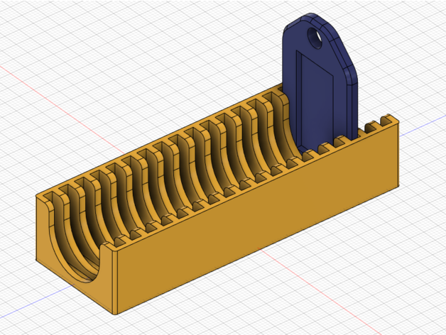 filamento sample holder amostra suporte 3D print model - Mito3D