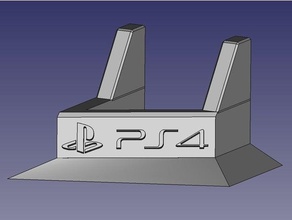 ps4 fat vertical stand playstation playstation4 4 3d print model - Mito3D