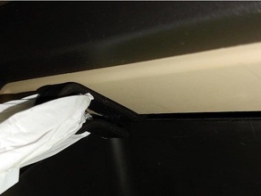 voiture ordures sac crochet titulaire soutien agrafe épicerie 3d print model - Mito3D