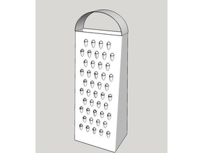 cheese grater food safe kitchenware 3d print model - Mito3D