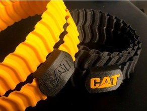 caterpillar belt flexible flexy 3d print model - Mito3D