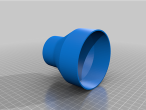 4 inch dust collector 25 shop vac hose adapter 3d print model - Mito3D