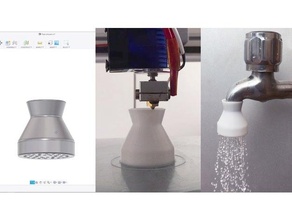 tubo doccia Fai giardino flessibile domestico raccordi 3d print model - Mito3D