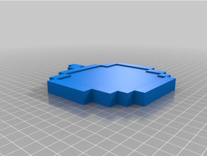 Minecraft elma 3d print model - Mito3D
