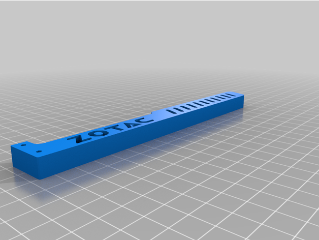 zotac gpu support 3D print model - Mito3D