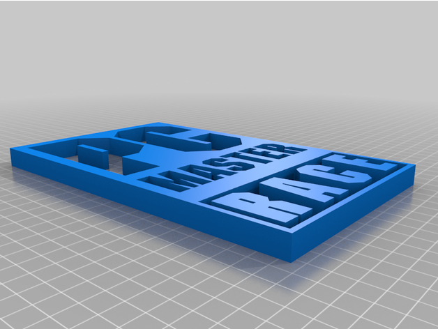 pc master race logo accessory pcmasterrace 3D print model - Mito3D