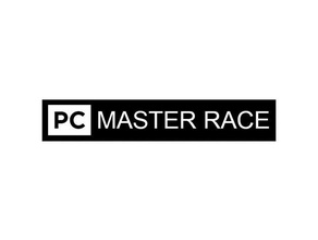 pc mestre raça logotipo acessório pcmasterrace 3d print model - Mito3D