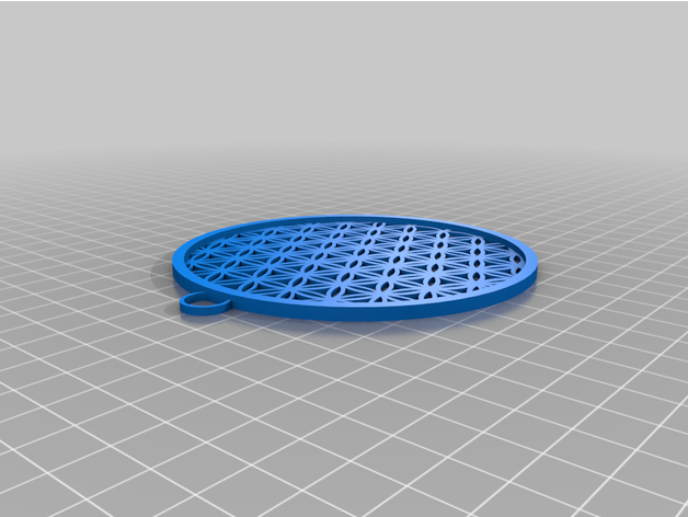 mandala ornement sacré géométrie 3D print model - Mito3D
