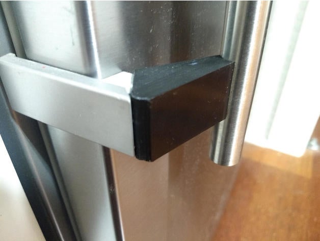 liebherr fridge handle hinge door 3D print model - Mito3D