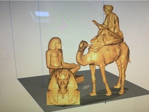 vaquero pierre petit egypte Egipto egipcio faraón jpp 3d print model - Mito3D