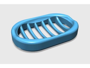 ar savon titulaire soutien ovale 3d print model - Mito3D