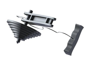 lazer kesmek kontrplak eğirme oyuncak 4mm kıpır spinner el Lazer kesimi üstler tekerlek 3d print model - Mito3D
