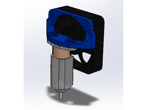 bltouch adaptador hidra Tecdia bocal extrusora ender 3 pró 3d print model - Mito3D