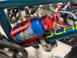 bottle holder childrens bike mount child children 3d print model - Mito3D