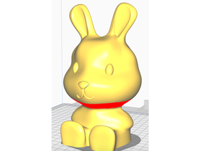lapin figurilla 3d print model - Mito3D