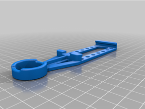 anycubic i3 mega bed handle 3d printer parts bedhandle 3d print model - Mito3D