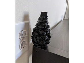 pino cono mobilia gamba Natale decorazione 3d print model - Mito3D