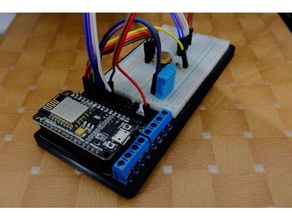 nodemcu breadboard arduino electronics esp8266 3d print model - Mito3D