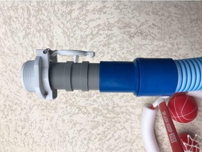 pool cleaner hose connector 3d print model - Mito3D