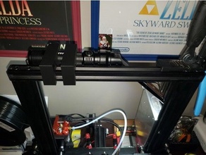 Braun schlank Bar 390 Ender 3 Profi Licht montieren 3d print model - Mito3D