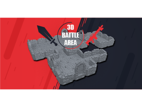 3d battle area dungeon heroes boardgame dnd tiles hero heroquest necromunda rpg tabletop wargame warhammer 40k 3d print model - Mito3D