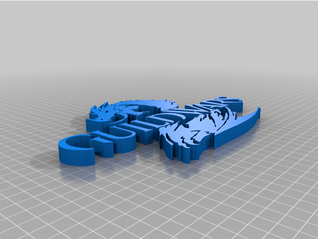 lonca savaşlar 2 logo oyunlar guildwars2 3D print model - Mito3D
