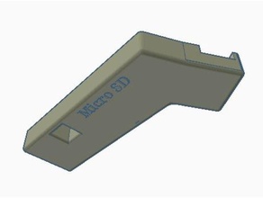 red e10 micro sd deportar boitier tarjeta 3d print model - Mito3D