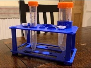 laboratory tube rack 3d print model - Mito3D