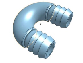 pipe bend - 25mm 1in internal diameter