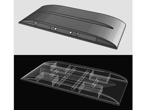 g7 barbatanas suporte 3d print model - Mito3D