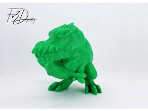 lindo Deviljho capcom dinosaurio cazador monstruos Monsterhunterworld vídeo juego 3d print model - Mito3D